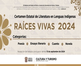 Certamen Estatal de Literatura en Lenguas Indígenas RAÍCES VIVAS 2024