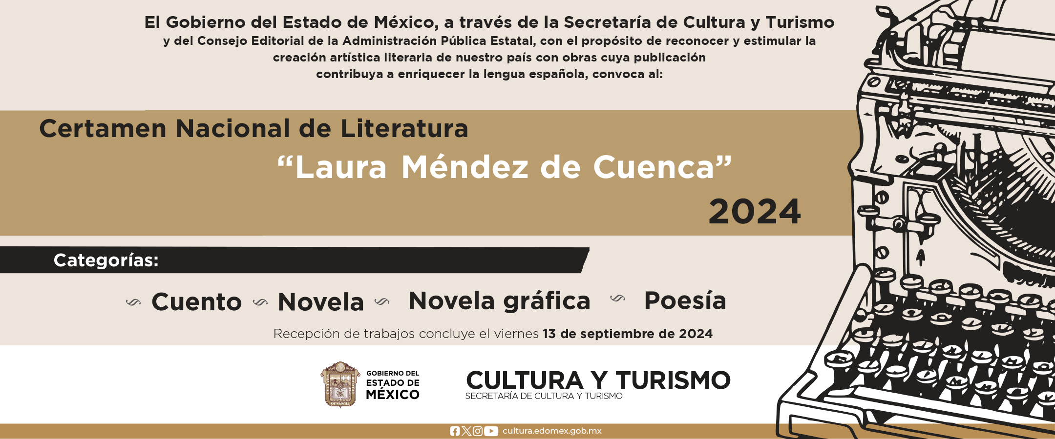 Certamen Nacional de Literatura “Laura Méndez de Cuenca” 2024